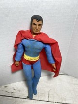 Superman Mego 8 in Action Figure 1974 With Cape  See Description - £23.22 GBP