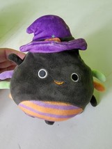 Squishmallow 10&quot; Gildie The Black Spider Witch Halloween PLUSH Toy Flipa Mallows - £26.47 GBP