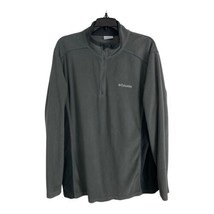 Columbia Men Jacket Adult Size Large Gray Pullover 1/4 Zip Light Weight ... - £22.11 GBP