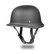 Daytona Helmets Skull GERMAN-DULL Black Dot Approved Motorcycle Helmet - £66.15 GBP