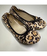 Rialto Sunnyside II Women Shoes Bow Ballet Flats Leopard Women’s Size 6.5 - $333.73 MXN
