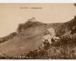 Gun Hill Stone Lion Postcard Barbados Phototypie J Cumbier  - £30.16 GBP