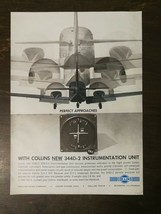 Vintage 1961 Collins 344D-2 Airplane Instrumentation Unit Full Page Orig... - $6.64