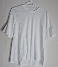 D &amp; CO White Bell Sleeve Pullover Blouse Women&#39;s Size S - $174.82 MXN
