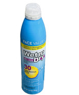 Face Values Wet N Dry Wet Skin Sunscreen Spray SPF 30 Hypoallergenic 10.... - £11.34 GBP