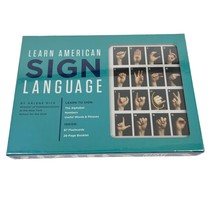 Learn American Sign Language By Arlene Rice Book Flash Cards New - £18.87 GBP