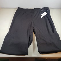 Joe B Womens Black Dress Pants Size 2X With Tags 12&quot; Rise Inseam: 30&quot; Wa... - £15.69 GBP