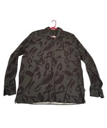 Ted baker men&#39;s 5 (XL) button up long sleeve Pattern shirt cotton all ov... - $535.96 MXN