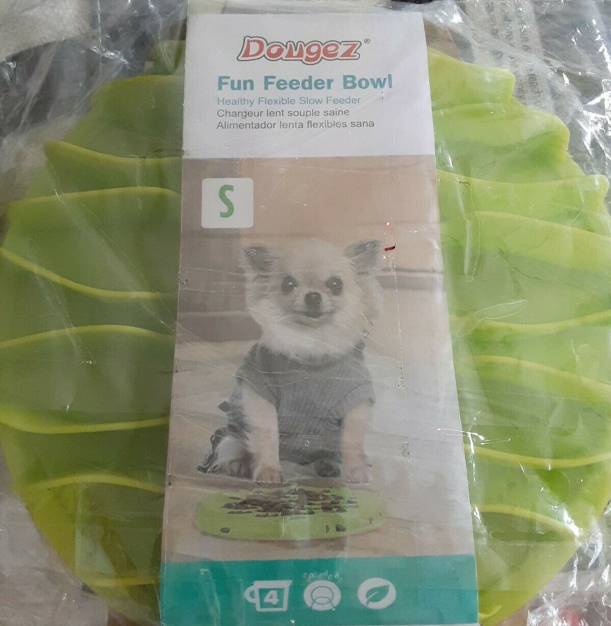 Dougez Flexible Fun Feeder Flow Feeder Bowl - Small - $8.91