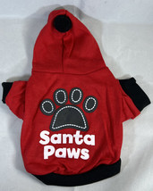 Dog Puppy Pet Autumn Winter Warm Clothing Christmas Santa Paws XS. New - £4.57 GBP