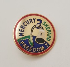 Collectible NASA Mercury-Redstone 3 Freedom 7 Lapel Hat Pin Alan Shepard - £15.61 GBP