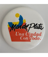 Vintage Mar Del Plata Una Ciudad Con Todo City With Everything 2.25 in Pin - $12.86