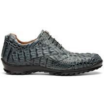 Kratos Genuine Caiman Crocodile Fashion Sneaker Gray image 2