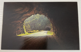 NC-North Carolina, Twin Tunnels on Blue Ridge Parkway, Vintage Postcard - £3.80 GBP