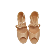 Vintage 1978 18&quot; Candi Super Size Doll Replacement Pair Of Tan Shoes / Heels - £10.70 GBP