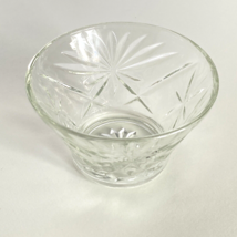 Anchor Hocking Pressed Clear Glass MCM Dessert Ice Cream Bowl 3.5in - £6.25 GBP
