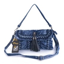 iPinee   retro women messenger bags small  bag high quality Denim tote bag small - £140.95 GBP