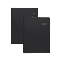 2024 AT-A-GLANCE 8.5&quot; x 11&quot; Daily 8-Person Appointment Book Set Black - £54.12 GBP