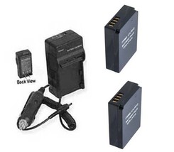 2X Batteries + Charger for Canon EOS Rebel SL1, EOS M200, EOS 100D, EOS M100, - £26.69 GBP