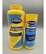 Dr. Scholls Original Soothing Foot Talc Powder 7.0 oz Sealed plus 3 oz b... - $1,002.42 MXN