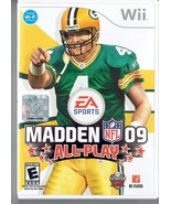 Nintendo Wii Madden 2009 All-Play video Game Complete (disc Case and Man... - $20.78 CAD