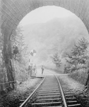 Swiss soldiers guarding a railroad tunnel on the border World War I 8x10 Photo - £6.80 GBP