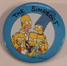 Vintage Simpsons Pinback Button Simpsons Family Bart slingshot Springfield - £3.09 GBP
