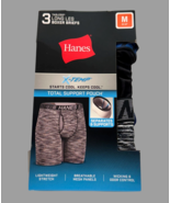 Hanes X-Temp Long Leg Boxer Briefs Men Medium (32-34") Multicolor - $17.82