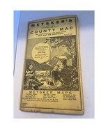 Vintage Metsker&#39;s Map of WHEELER County Oregon C1960s - $8.08