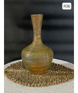 Vintage pottery flower vase Handmade in Vietnam Ceramic Vase H36cms - £138.17 GBP