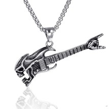 Rock Skull Guitar Pendant - £21.65 GBP