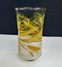 Vintage Libbey Golden Wheat Glass Tumbler 10 oz. 5.25” Mid Century Moder... - $6.97