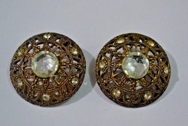 Vintage Rhinestone Earrings - £23.66 GBP