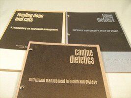 (3 Booklets) Nutritional Management Of Small Animals 1985 Dietetics [Y35g] - £17.84 GBP