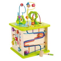 Country S Wooden Activity Play Cube By Hape | Wooden Learning Puzzle T - £162.39 GBP