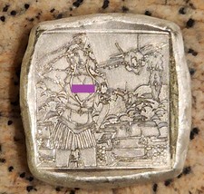 MK BARZ SEXY PIN UP GIRL - MAY SQUARE 1OZT .999 FINE SILVER - $59.88