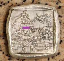 MK BARZ SEXY PIN UP GIRL - MAY SQUARE 1OZT .999 FINE SILVER - £46.92 GBP