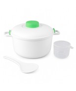 Microwave Steamer Healthy Cooking Quick Fast Vegetables Meats Poultry Fi... - $274.31 MXN