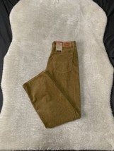 New Levi’s Low Pro Straight Leg Y2K Style Corduroy Brown Pants Size 29x30 NWT - $34.64