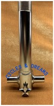 SPRING FORK STEERING TUBE 22.2 MM , 1&quot; THREADED W/ CHROME STAR ACCESSORIES - $49.49