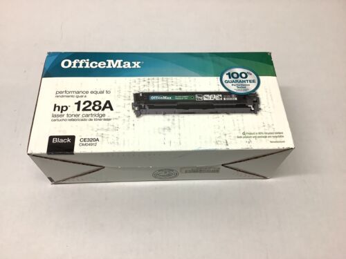 Office Max CE320A Laserjet Black Toner Laser Printer Cartridge - $12.60