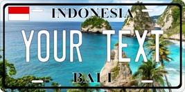 Indonesia Bali City License Plate Personalized Auto Bike Motorcycle Tag - $10.59+