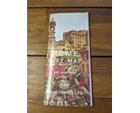 Vintage Kuoni Rome City Map Travel Brochure - £47.36 GBP