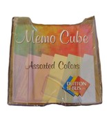 New Memo Cube Note Pad w/ Holder 3&quot; x 3&quot; Multi Color Pads USA 600 Sheets - $183.03 MXN
