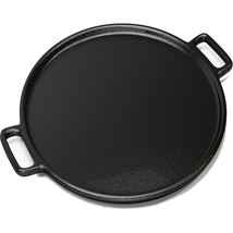 Cast Iron Pizza Pan - 14-Inch Baking Pan for Oven Stovetop Grill Campfire - $46.91 CAD