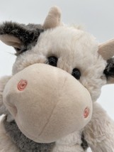 Teddy Mountain Cow Stuffed Plush Animal Barnyard Farm Holstein Black White - £12.35 GBP