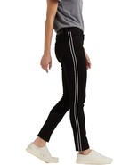 Lucky Brand Womens Black Stripe Lolita Skinny Jeans Sz 6 / 28W 7080-4M - $44.39 CAD