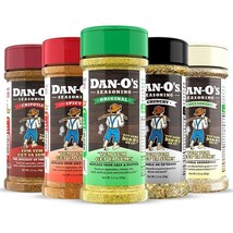 Dan-o&#39;s Seasoning 5 Pack Original, Chipotle, Crunchy Cheesoning Danos Dano-s - £41.09 GBP
