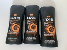 Axe XL 13.5 Oz Dark Temptation Dark Chocolate 3 In 1 Body Face &amp; Hair Wash lot 3 - £30.53 GBP
