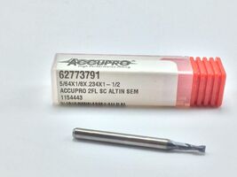 MSC 62773791 Accupro 2FL Carbide Square End Mill 5/64" Cutting  - $16.80